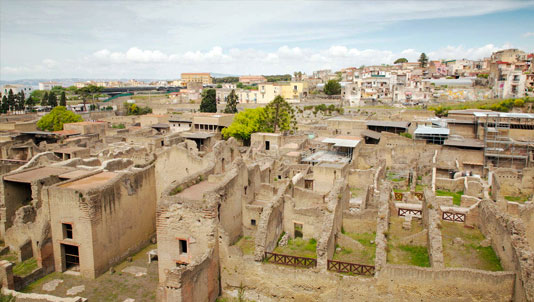 Excavations of Herculaneum group Tour